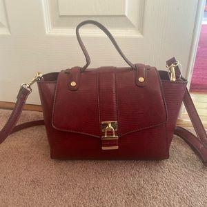 Red Anne Klein purse